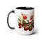 Beautiful Strawberry Mug Strawberry Ceramic Design 15oz Fruit Themed Coffee Mug Strawberry Garden Tea Mug Fruit Drinkware Garden Lover Gift 6.jpg