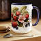Beautiful Strawberry Mug Strawberry Ceramic Design 15oz Fruit Themed Coffee Mug Strawberry Garden Tea Mug Fruit Drinkware Garden Lover Gift 9.jpg