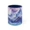 Blue Mountain Mug Mountain Landscape Coffee Cup Scenic Mountain Tea Mug Nature Lovers Blue Mug Blue Mountain Art Cup Mountain Gift idea 10.jpg
