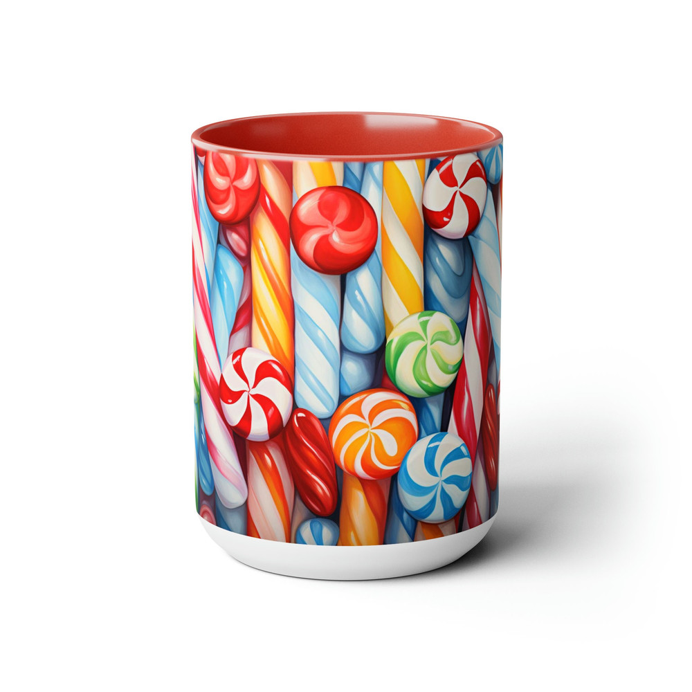 Candy Cane Decor Mug Candy Cane Coffee Mug Holiday Candy Gifts Tea Mug Candy Decorations Coffee Cup Candy Decal Tea Cup Holiday Holiday Mugs 3.jpg