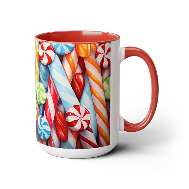 Candy Cane Decor Mug Candy Cane Coffee Mug Holiday Candy Gifts Tea Mug Candy Decorations Coffee Cup Candy Decal Tea Cup Holiday Holiday Mugs 4.jpg