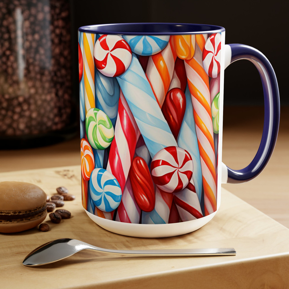 Candy Cane Decor Mug Candy Cane Coffee Mug Holiday Candy Gifts Tea Mug Candy Decorations Coffee Cup Candy Decal Tea Cup Holiday Holiday Mugs 9.jpg