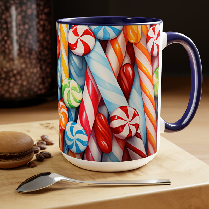 Candy Cane Decor Mug Candy Cane Coffee Mug Holiday Candy Gifts Tea Mug Candy Decorations Coffee Cup Candy Decal Tea Cup Holiday Holiday Mugs 9.jpg