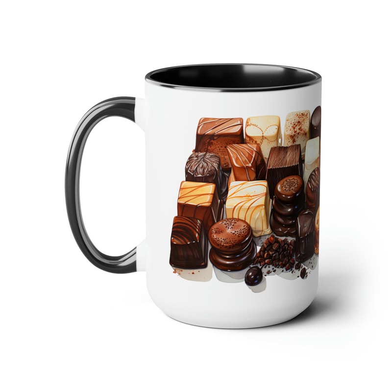 Chocolate Coffee Mug Chocolate Lover Coffee Cup Chocoholic Tea Cup Rich Chocolate Cocoa Drinkware Chocolate Addict Tea Mug Hot Chocolate Cup 2.jpg