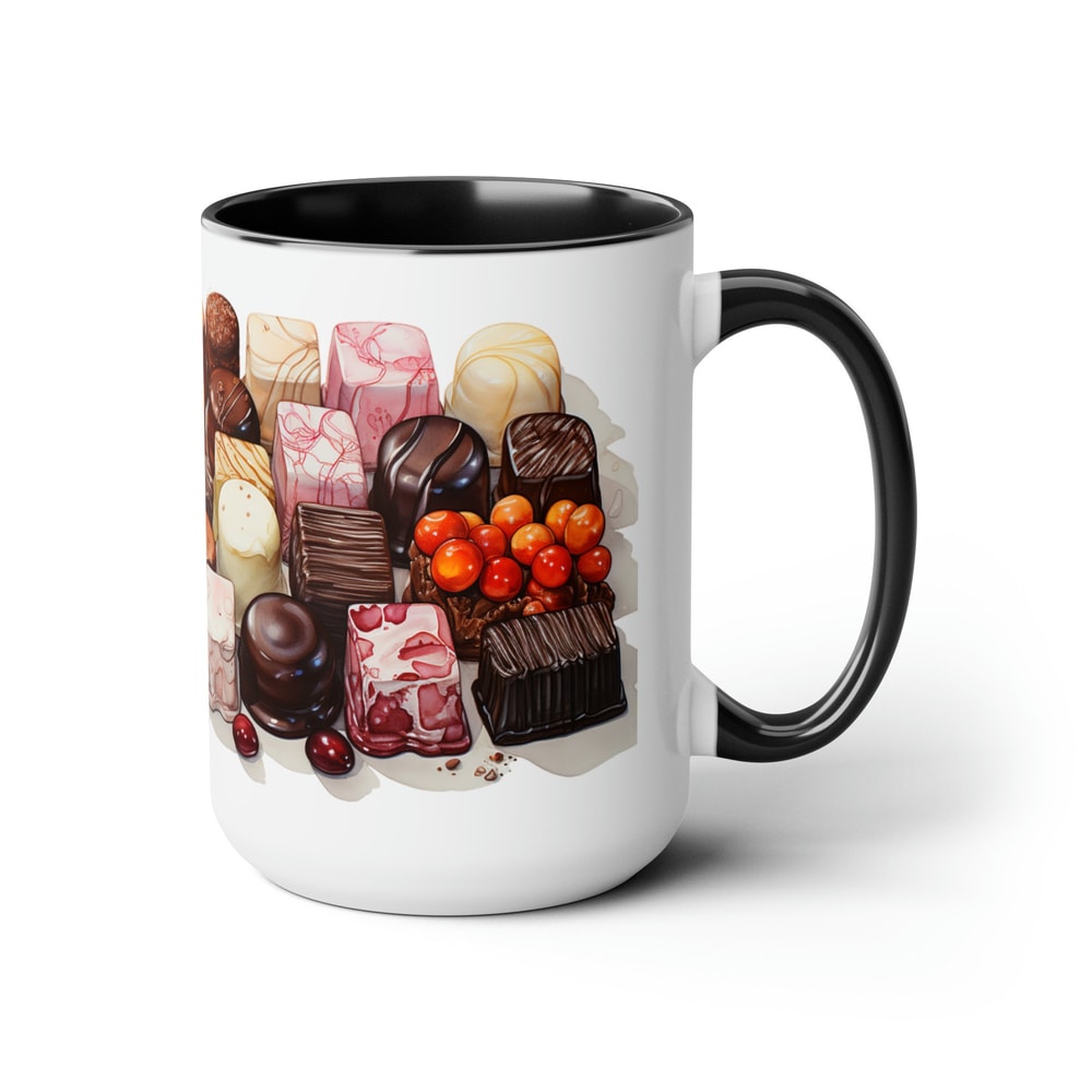 Chocolate Coffee Mug Chocolate Lover Coffee Cup Chocoholic Tea Cup Rich Chocolate Cocoa Drinkware Chocolate Addict Tea Mug Hot Chocolate Cup 3.jpg
