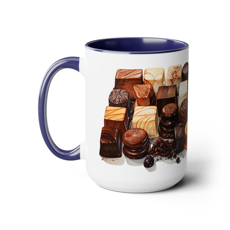 Chocolate Coffee Mug Chocolate Lover Coffee Cup Chocoholic Tea Cup Rich Chocolate Cocoa Drinkware Chocolate Addict Tea Mug Hot Chocolate Cup 5.jpg