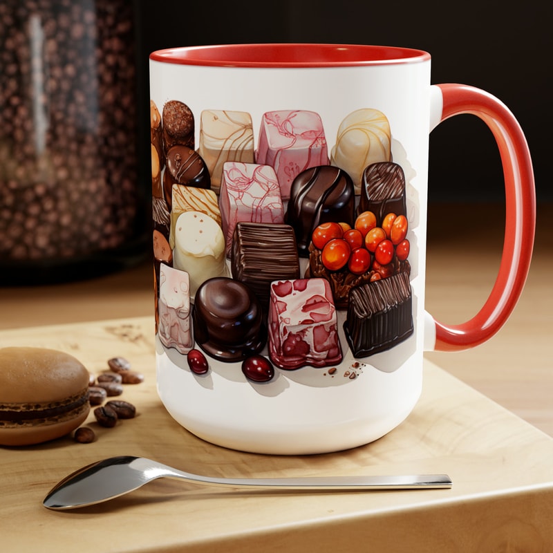 Chocolate Coffee Mug Chocolate Lover Coffee Cup Chocoholic Tea Cup Rich Chocolate Cocoa Drinkware Chocolate Addict Tea Mug Hot Chocolate Cup 9.jpg