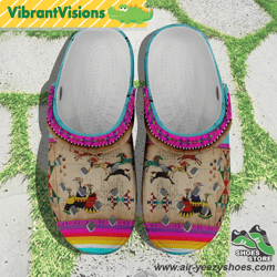 horses running sky muddies unisex crocs shoes