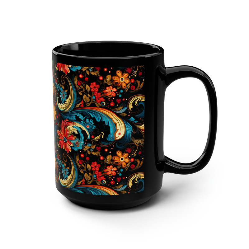 Christmas Punk Style Mug Paisley Coffee Cup Large Vintage Paisley Tea Cup Colorful Floral Vintage Cup Pretty Floral Gift For Her Floral Cup 2.jpg