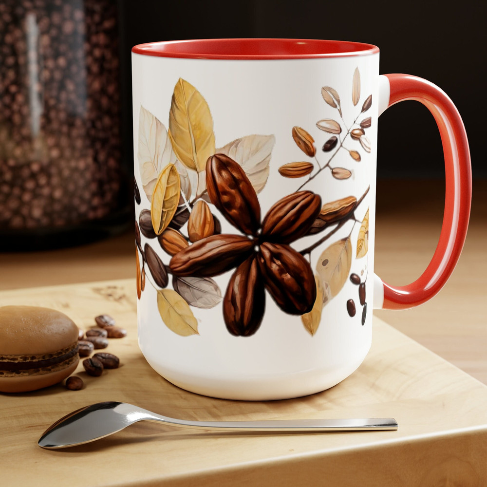 Coffee Lover Mug Elegant Coffee Beans Mug 15oz Large Ceramic Coffee Lover Gift Mug Coffee Designs Mug Large Coffee Bean Tea Mug Gift For Her 1.jpg