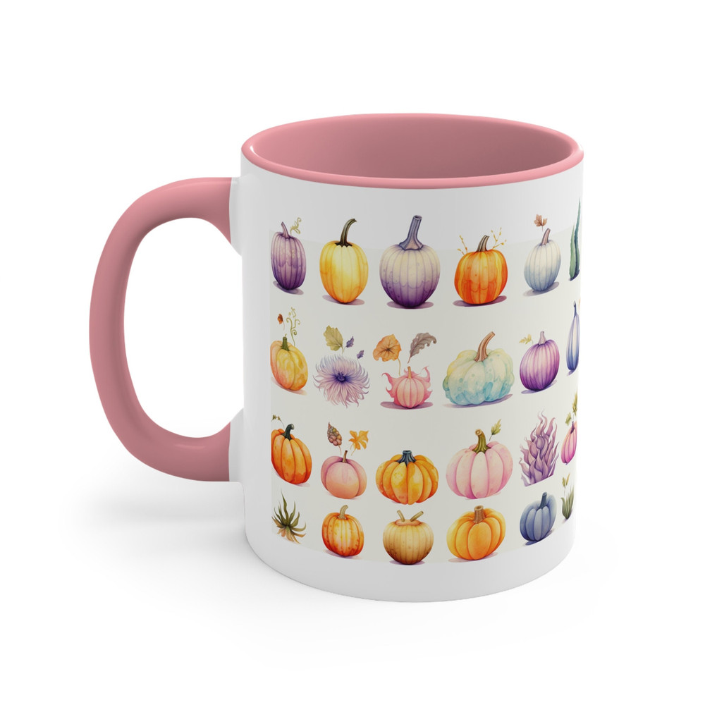 Cute Autumn Pumpkin Mug Seamless Pumpkin Pattern Mug Adorable Pumpkin Coffee Mug Cute Pumpkin Tea Cup 11oz Ceramic Cozy Fall Decor Pumpkin 2.jpg