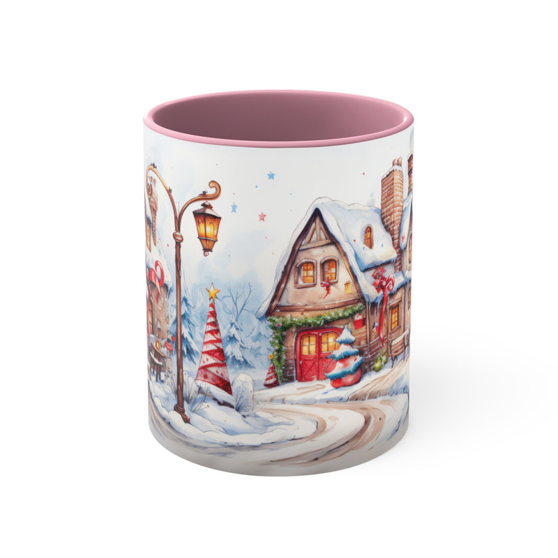 Cute Christmas House Mug Christmas Village Coffee Cup Adorable Holiday Home Mug Festive Town Scene Coffee Mug Cozy Winter Xmas Village Cup 10.jpg