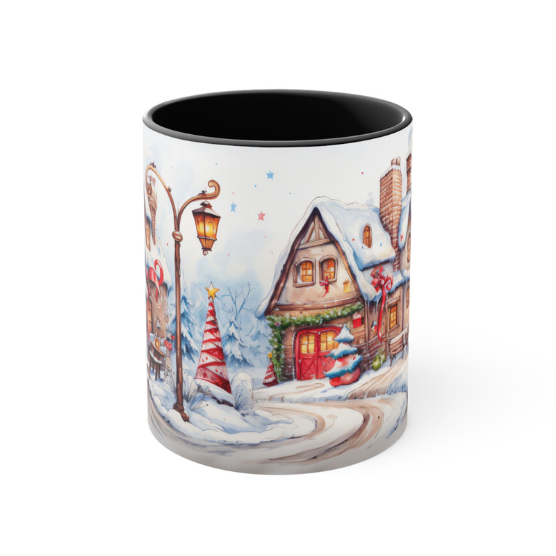 Cute Christmas House Mug Christmas Village Coffee Cup Adorable Holiday Home Mug Festive Town Scene Coffee Mug Cozy Winter Xmas Village Cup 6.jpg