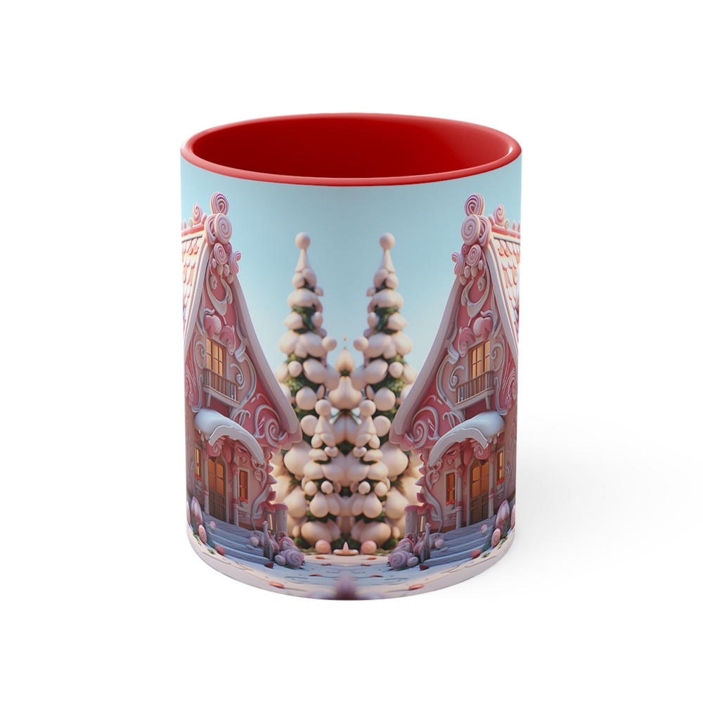 Cute Gingerbread House Mug Festive Holiday Coffee Mug Cute Christmas Tea Mug Holiday Decor Tea Coffee Cup Seasonal Holiday Gifts 11oz Mug 8.jpg