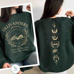 funny bookish sweatshirt, ollivanders wand shop shirt, wizard book sweater, magic wizard, bookworm, book nerd gifts, bda