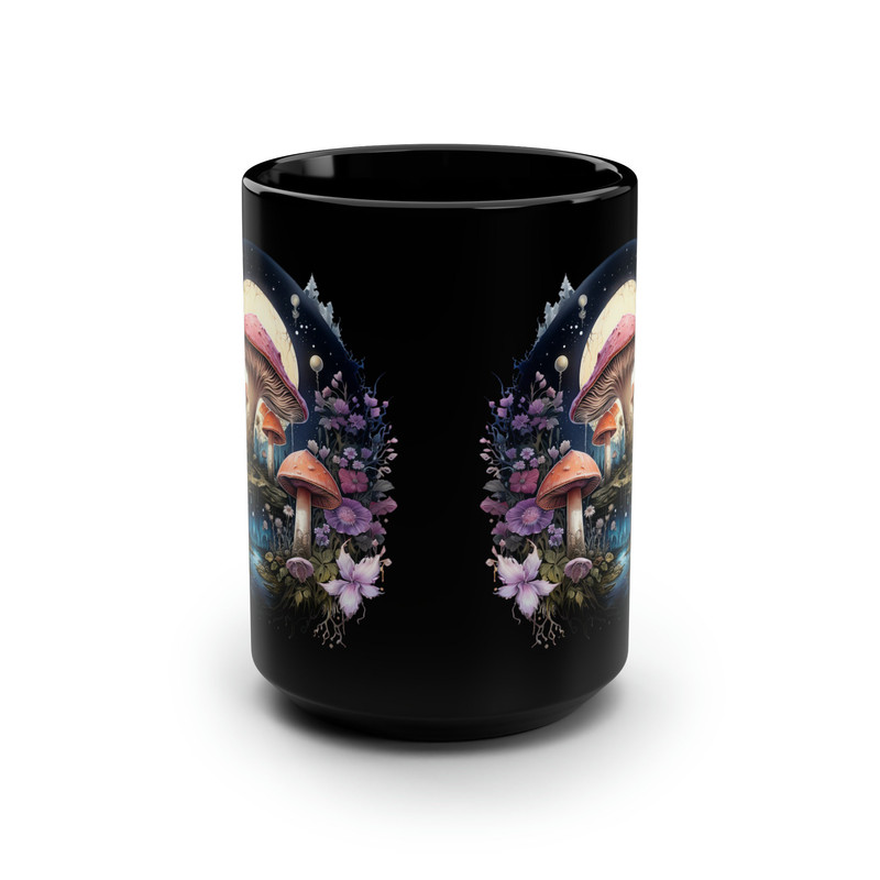 Cute Mushroom Moon Mug Mystical Moon Floral Cup Kawaii Magical Mushroom Coffee Cup Kawaii Enchanted Forest Cup Moon Aesthetic Cottagecore 6.jpg