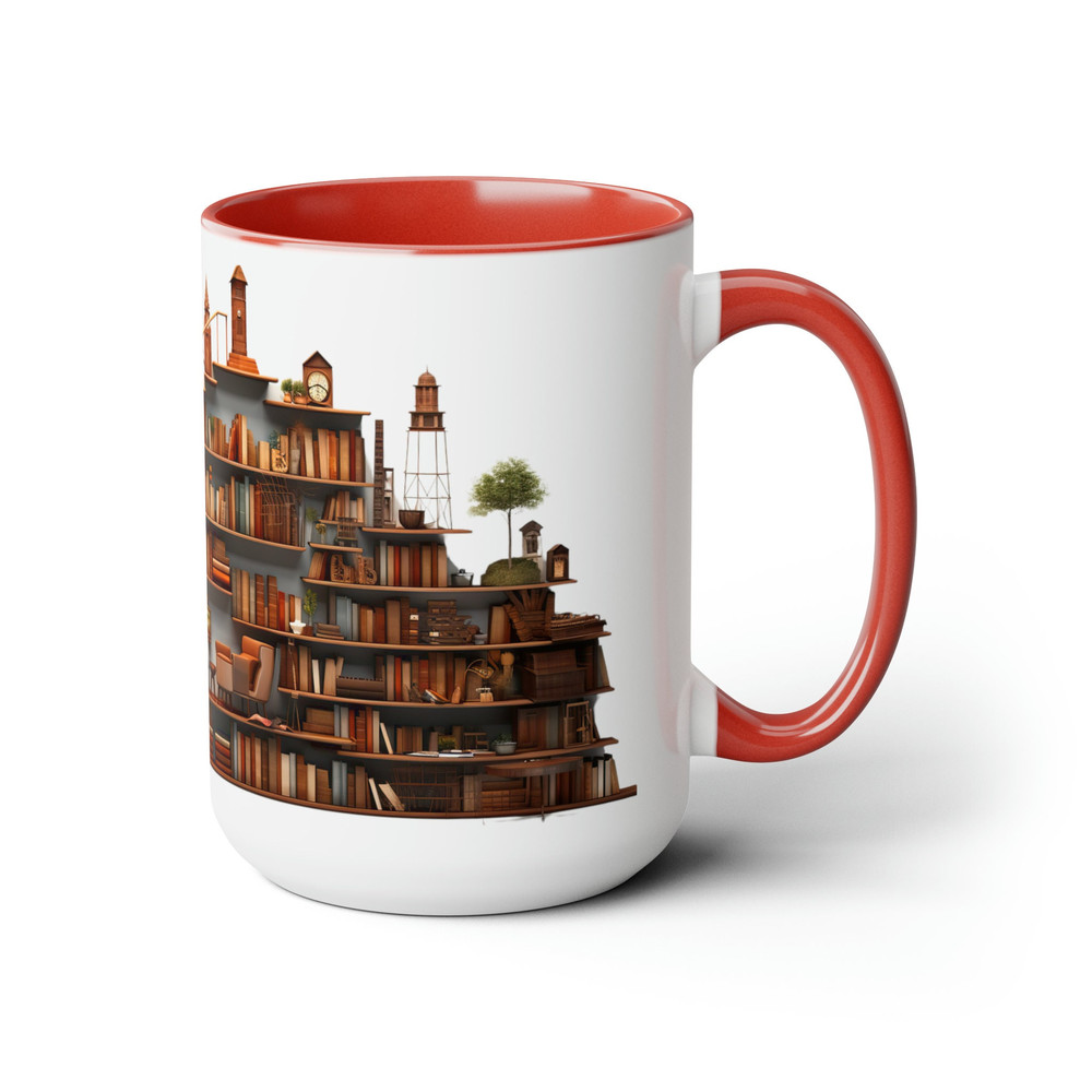 Do Not Disturb Mug Disturbed Enough Already Funny Bookshelf Coffee Mug Humorous Book Lovers Tea Mug Book Lover Tea Cup Comical Readers Cup 4.jpg