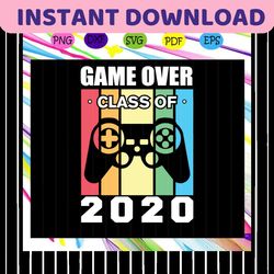 game over class of 2020, game over 2020 svg, graduation day svg, video games svg, controller for silhouette, files for c