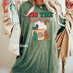 tis the season christmas t-shirt, cute christmas tee, christmas tee, holiday apparel, iprintasty christmas comfort color