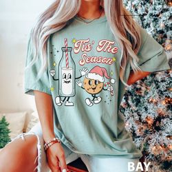 tis the season christmas t-shirt, cute chritmas tee, christmas tee, holiday apparel, holiday apparel, iprintasty christm
