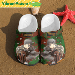 levi ackerman anime crocs clog shoes