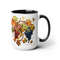 Fall Leaves Coffee Mug Fruit Pattern Mug Fruit Design Ceramic Fall Decor Mug Beautiful Autumn Mug Fall Leaf And Grapes Cozy Autumn Decor 2.jpg