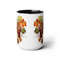 Fall Leaves Coffee Mug Fruit Pattern Mug Fruit Design Ceramic Fall Decor Mug Beautiful Autumn Mug Fall Leaf And Grapes Cozy Autumn Decor 4.jpg