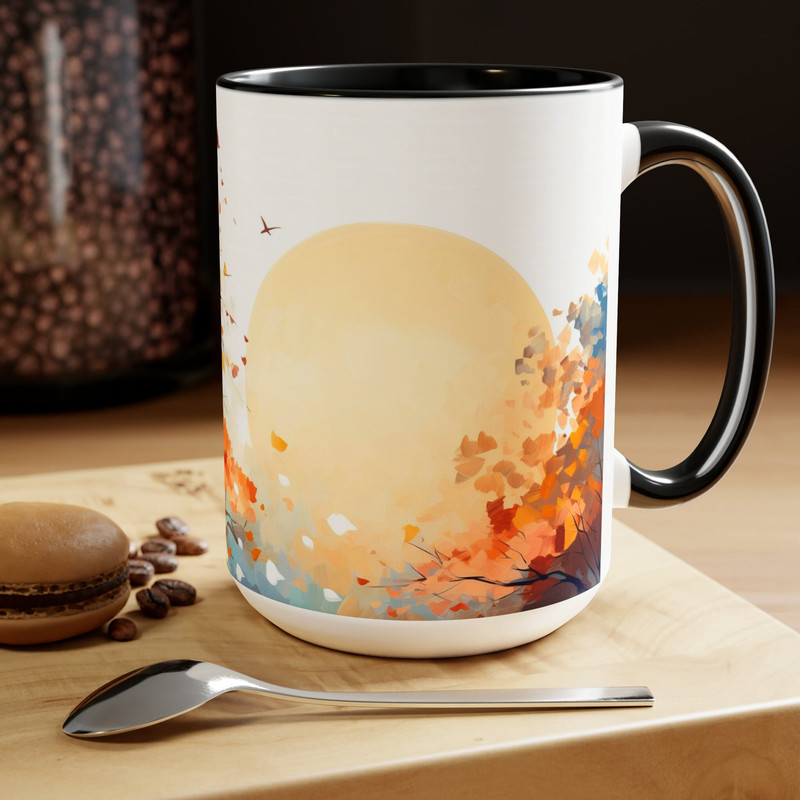 Fall Nature Mug Fall Nature Coffee Cup 15oz Fall Themed Moon Mug Fall Nature Tea Cup Autumn Season Fall Vibes Mug Ceramice Fall Nature Cup 2.jpg