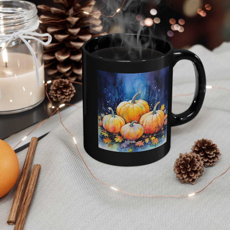 Fall Pumpkin Mug Watercolor Pumpkin Coffee Mug Fall Vibes Mug Fall Tea Cup Pumpkin Theme Mug Pumpkin Lover Mug Fall Inspired Mug 3.jpg