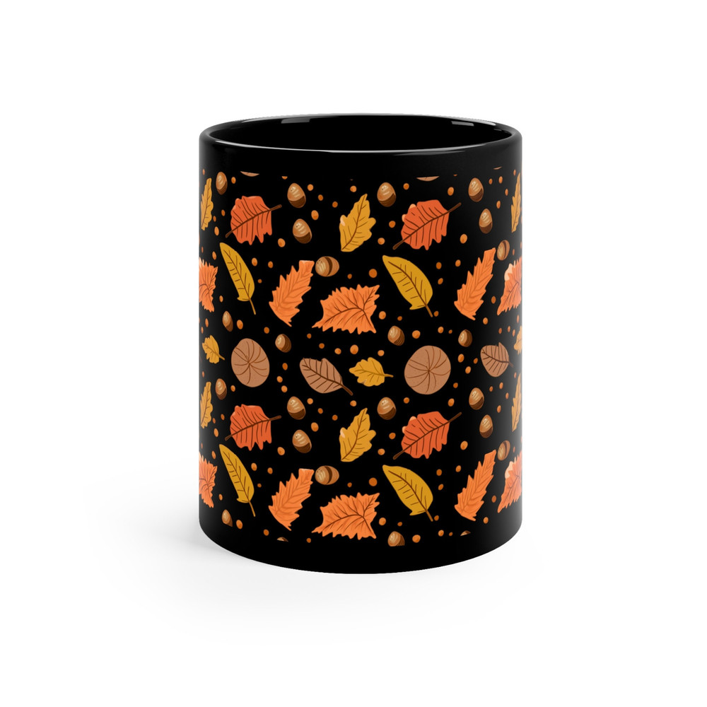 Fall Vibes Coffee Mug Fall Lover Gift Autumn Theme Coffee Mug Fall Leaf Pattern Mug Seasonal Coffee Cup Fall Season Mug Autumn Theme Mug 3.jpg