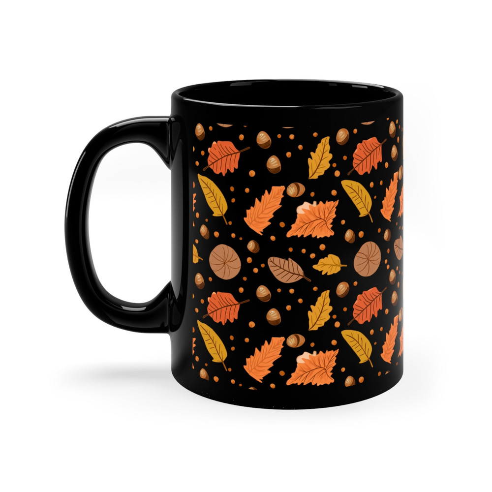 Fall Vibes Coffee Mug Fall Lover Gift Autumn Theme Coffee Mug Fall Leaf Pattern Mug Seasonal Coffee Cup Fall Season Mug Autumn Theme Mug 4.jpg