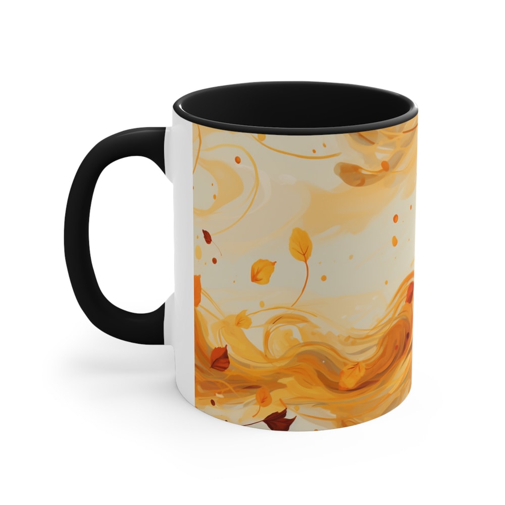 Fall Vibes Frappuccino Coffee Mug Fall Leaves Mug Pumpkin Spice Mug Seasonal Coffee Mug Fall Inspired Coffee Mug Fall Leaf Mug 4.jpg