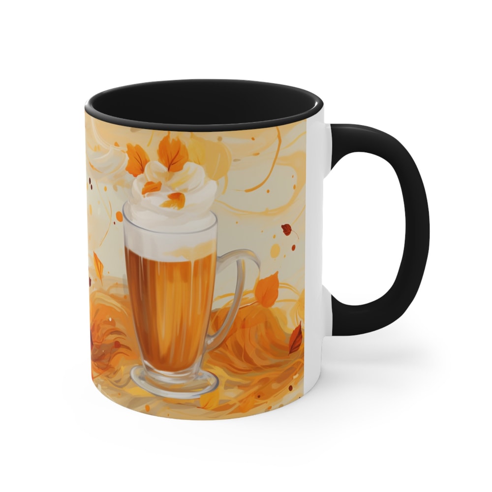 Fall Vibes Frappuccino Coffee Mug Fall Leaves Mug Pumpkin Spice Mug Seasonal Coffee Mug Fall Inspired Coffee Mug Fall Leaf Mug 5.jpg