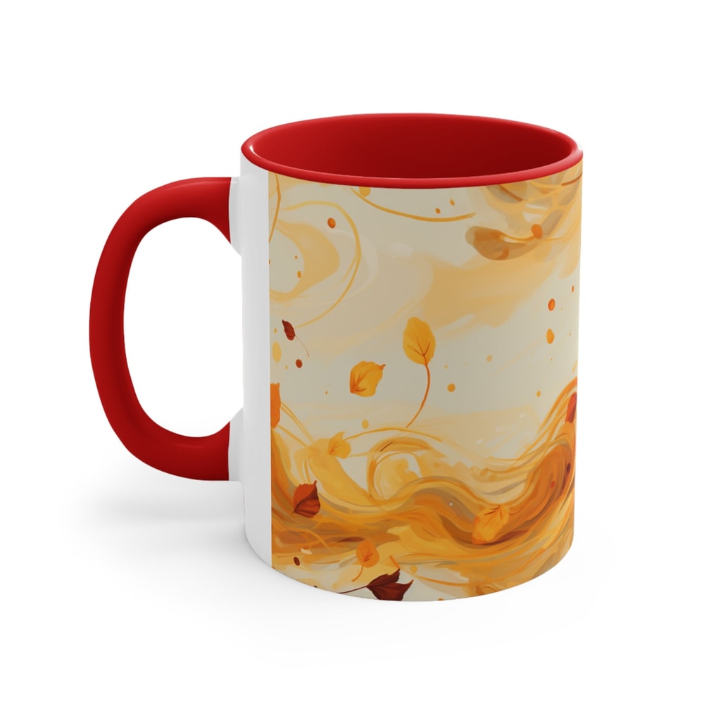 Fall Vibes Frappuccino Coffee Mug Fall Leaves Mug Pumpkin Spice Mug Seasonal Coffee Mug Fall Inspired Coffee Mug Fall Leaf Mug 7.jpg