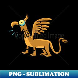 children illustration of golden gryphon screeched loudly - Professional Sublimation Digital Download - Unlock Vibrant Sublimation Designs
