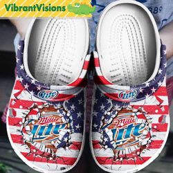 miller lite crocs clog shoes