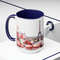 French Mug Large France Mug Paris Coffee Mug Paris Pastries Mug 15oz Two Tone French Tea Cup Unique Paris Themed Cup 6.jpg