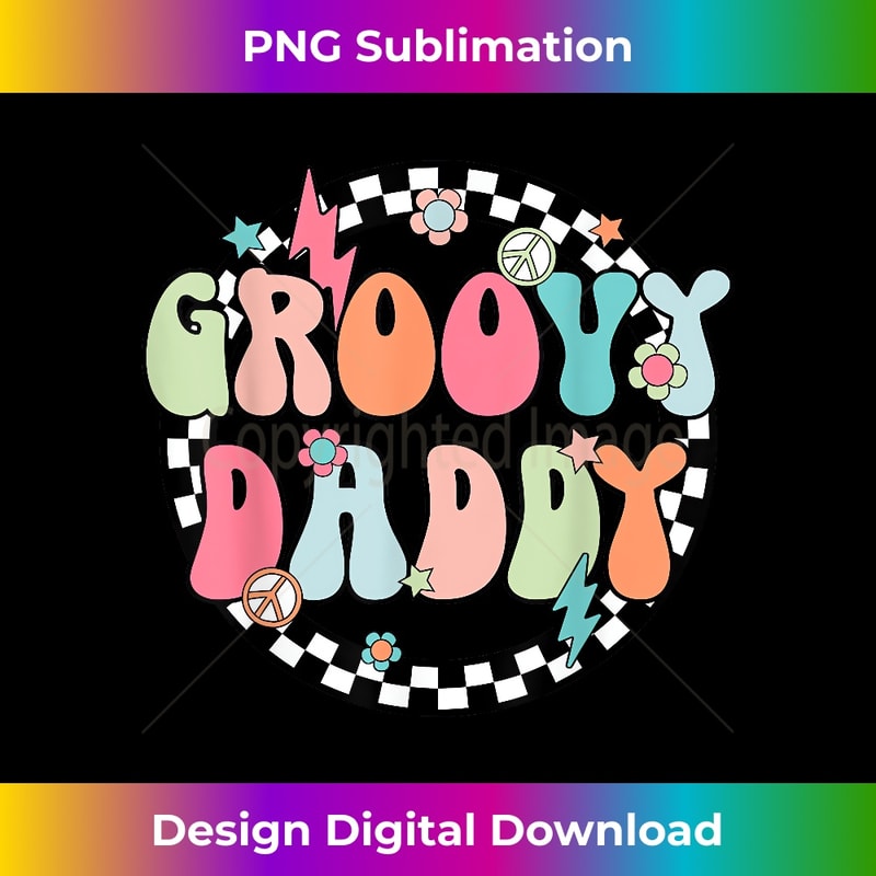 KV-20231122-7134_Retro Groovy Daddy Family Matching Birthday Party Checkered 2191.jpg