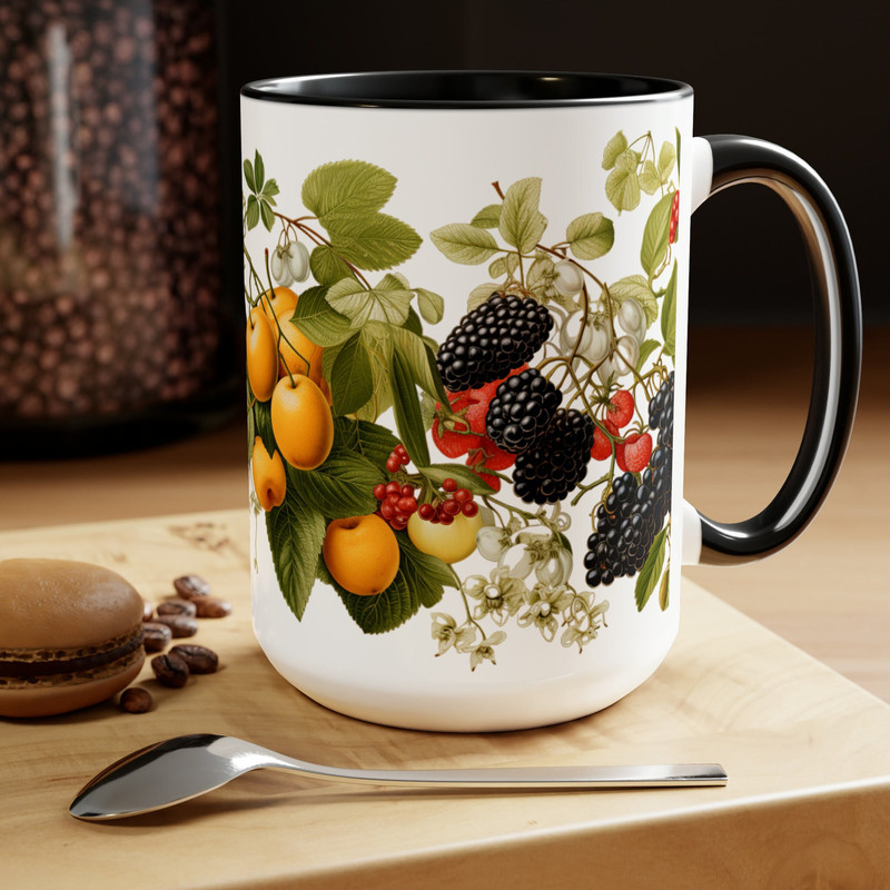 Garden Lovers Mug Kitchen Decor Coffee Mug Nature Inspired Drinkware Whimsical Garden Scene Cup Cozy Kitchen Decor Mug Floral Drinkware 1.jpg