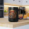 Large Floral Mushroom Mug Orange Mushroom Aesthetic Cup Large Botanical Mushroom Mug Orange Mushroom Coffee Cup 15oz Black Mushroom Mug 1.jpg