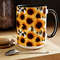 Large Sunflower Mug Sunflower Coffee Cup Yellow Flower Tea Mug Giant Sunflower Ceramic Coffee Mug Jumbo Sunflower Cup Large Floral Mug Gift 1.jpg