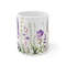 Lavender Coffee Mug Purple Flowers Coffee Cup Beautiful Purple And Green Wildflowers Cup Watercolor Nature Mug Gift Cottagecore Flower Mug 2.jpg