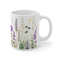 Lavender Coffee Mug Purple Flowers Coffee Cup Beautiful Purple And Green Wildflowers Cup Watercolor Nature Mug Gift Cottagecore Flower Mug 4.jpg