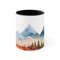 Mountains And Forest Mug 11oz Ceramic Mountain Landscape Illustration Coffee Mug Forest Landscape Tea Mug Outdoor Adventure Tea Cup Gift 2.jpg
