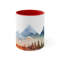 Mountains And Forest Mug 11oz Ceramic Mountain Landscape Illustration Coffee Mug Forest Landscape Tea Mug Outdoor Adventure Tea Cup Gift 6.jpg