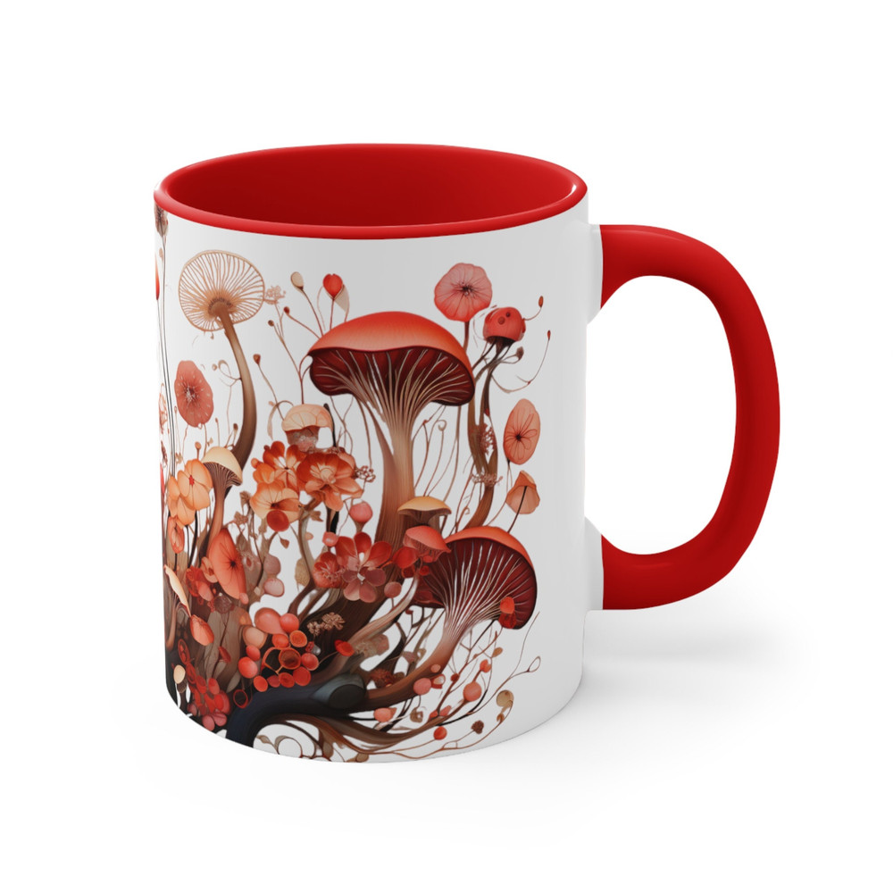 Mushroom Mug Botanical Boho Coffee Mug Botanical Mushroom Gifts Foraging Tea Cup Fungi Magic Tea Mug Cottagecore Mushroom Decor Mushroom Cup 8.jpg