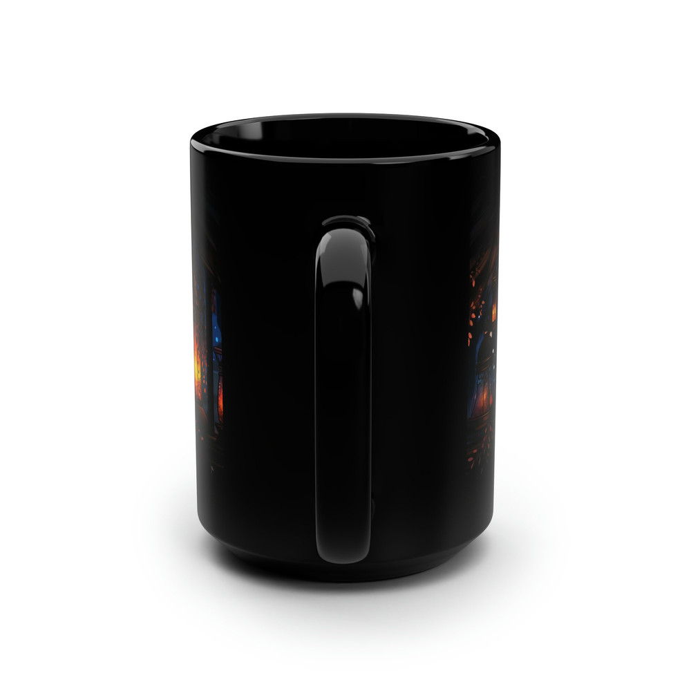 Mystical Aesthetic Mug Witchy Coffee Mug Candle Tea Cup Magical Aesthetic Tea Mug Enchanted Land Coffee Cup Mystical Forest Mug Wiccan Cup 3.jpg