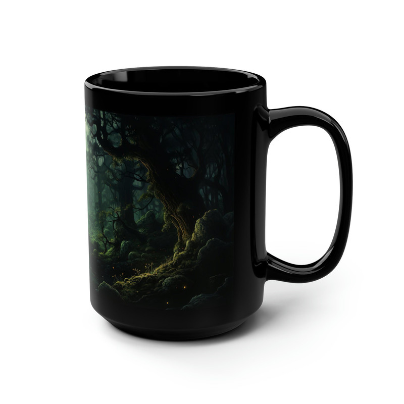 Mythical Forest Mug Enchanted Woods Coffee Cup Fantasy Forest Tea Mug Mystical Woodland Coffee Mug Fairytale Forest Tea Cup Enchanted Mug 2.jpg