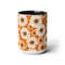 Orange Daisy Mug, Daisies Mug, Daisy Coffee Mug, Daisy Ceramic Mug, Ceramic Mug With Daisies, Cottagecore Daisy Mug, Daisy Mug Gift, Retro 3.jpg