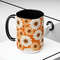 Orange Daisy Mug, Daisies Mug, Daisy Coffee Mug, Daisy Ceramic Mug, Ceramic Mug With Daisies, Cottagecore Daisy Mug, Daisy Mug Gift, Retro 5.jpg
